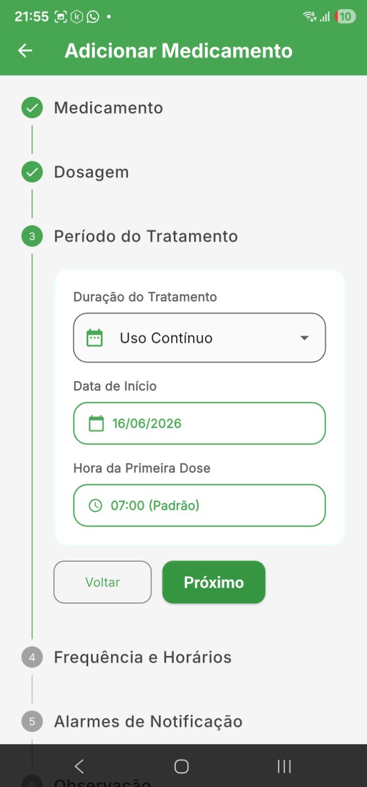 Etapa Período do Tratamento